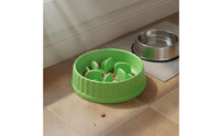 Mental Stimulation Slow Feeder Bowl Easy to Clean Slow Eating Pet Bowl Non-Slip Base Feeding Accessory Anti-Tipping Design for Dogs