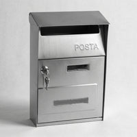 Wall-Mounted Mailbox with Lock Secure Wall-Mounted Mailbox Commercial-Grade Hardware for Landlords, Villa, Entryway, Entry Gate