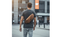 Geometric Crossbody Bag with Adjustable Strap Compact Sling Bag Lightweight Fanny Pack Slimline for Travelers, Outdoor Activities