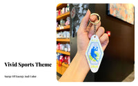 Creative Design Gem Shaped Key Identifier Lightweight Gem Shaped Key Fob Long-Lasting for Students, Teenagers, Gifting, Car Keys