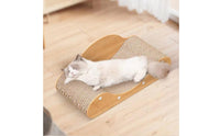 Large Size Chaise Lounge Cat Scratcher 2-in-1 Design Corrugated Cat Scratcher Sofa for Multiple Cats