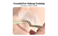 3-Layer Lash Practice Head Liftable Eyelids 3 Layer Lash Practice Head Realistic Skin-Like Feel Cosmetology Supply for Beginners, Students