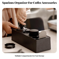 Espresso Tamping Station Organizer Removable Insert Espresso Tamping Station Coffee Tamper Holder Multipurpose Coffee