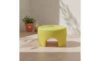 Textured Expanded Polypropylene Foam Stool Lightweight Stool with Finger Hole Compact Furniture Low-Height for Bathroom