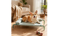 Elevated Dog Bed Easy to Clean Portable Pet Cot Bed Cooling Ventilation Moisture Proof for Indoor