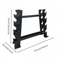 Dumbbell Rack Space Saving Dumbbell Storage Rack Easy to Adjust Weights Tree for Fitness Enthusiasts