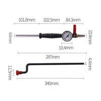 Universal Fit Quick Tire Inflation Rod Hand Operated Manual Tire Inflator Heavy Duty Air Chuck Rod Easy to Use for Roadside Repair, Garage