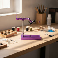 Rotary Fly Tying Vise Bench Top Fly Tying Vise Balanced Tool for Hobbyists