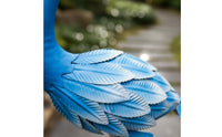 2 Pieces Lifelike Metal Flamingo Statue Weather-Resistant Flamingo Statue Handmade for Garden