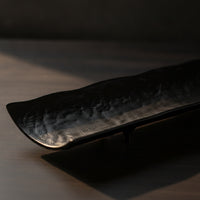 Boat Tray Hammered Fruit Tray Low-Profile Centerpiece Bowl for Dining Table, Reception Area