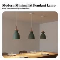3 Pieces LED Compatible 3-Light Cluster Hanging Lamp Minimalist Design Macaron Color Hanging Light Modern Dining Room Chandelier for Restaurant Owners, Interior Designers, Homeowners, Bar Counter, Cafe, Bedroom, Office