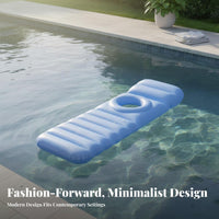 Inflatable Maternity Pillow with Hole Waterproof Maternity Water Lounger Versatile Use Indoor & Outdoor Maternity Mattress with Belly Hole for Beach