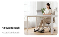 Non-Slip Base Adjustable Tilting Footrest Massaging Surface Adjustable Under-Desk Footrest Foot Support for People Working from Home, Remote Workers, Pianists, Workstation, Study Room, School