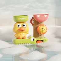 Animal Bath Toy Interactive Bath Toy with Shower Easy Clean Multi-Functional for Toddlers, Bathtub, Bathroom