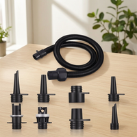 Screw-Type Multi-Function Electric Air Pump for Inflatable Boats, Rafts, Beds, and Surfboards
