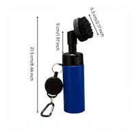 Golf Club Groove Cleaner Bristles Golf Club Cleaning Brush Leak-Resistant Water Dispenser Bottle Cleaning Brush for Golfers