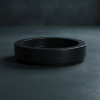 Bowl Planter Low-Profile Shallow Planter Stone-Look Decorative Pot for Living Room, Reception Desk, Hotel Reception Area
