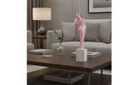Slim Statue with Pedestal Sculptural Elephant Statue Minimalist Elephant Sculpture Elegant for Entryway