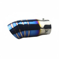 Stainless Steel Muffler Tip Easy Installation Angled Cut Exhaust Pipe Cover