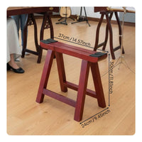 Guzheng Stand Portable Low Profile Guzheng Legs Anti-Slip Pads Wooden Zither Support for Practice