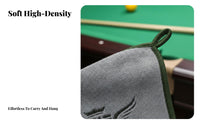 Billiard Cue Towel Scratch Pool Cue Cleaning Cloth Non Scratching for Amateur Enthusiasts, Tournaments, Practice Time, Game Room