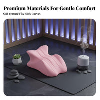 Romantic Positioning Wedge Multi-Position Use Memory Foam Romantic Pillow Non-Slip Bottom Couples Support Cushion for Stomach Sleepers, Lounging