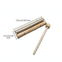 Soothing Meditation Chime with Mallet Relaxing Energy Chime Soft Chimes with Mallet Delicate for Mindfulness Practitioners