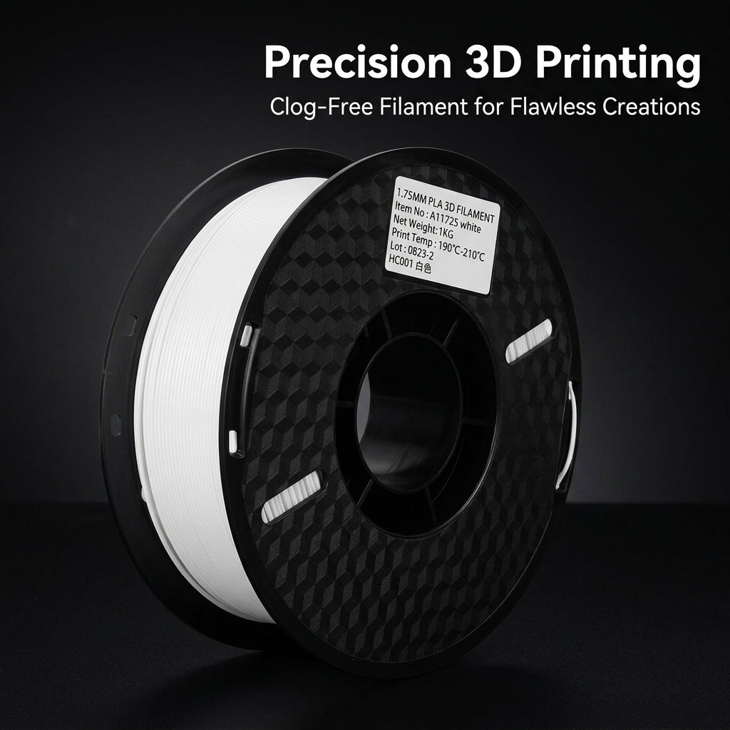 PLA Filament 1.75mm Diameter Printer 1KG Spool for Desktop Dimensional Accuracy for Prototyping Fused Deposition Modeling Printers for Hobbyists