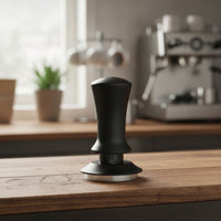 Consistent Pressure Tamper with Adjustable Scale Stainless Steel Spring-Loaded Tamper Ergonomic Kitchen Tool Even for Baristas, Coffee Lovers