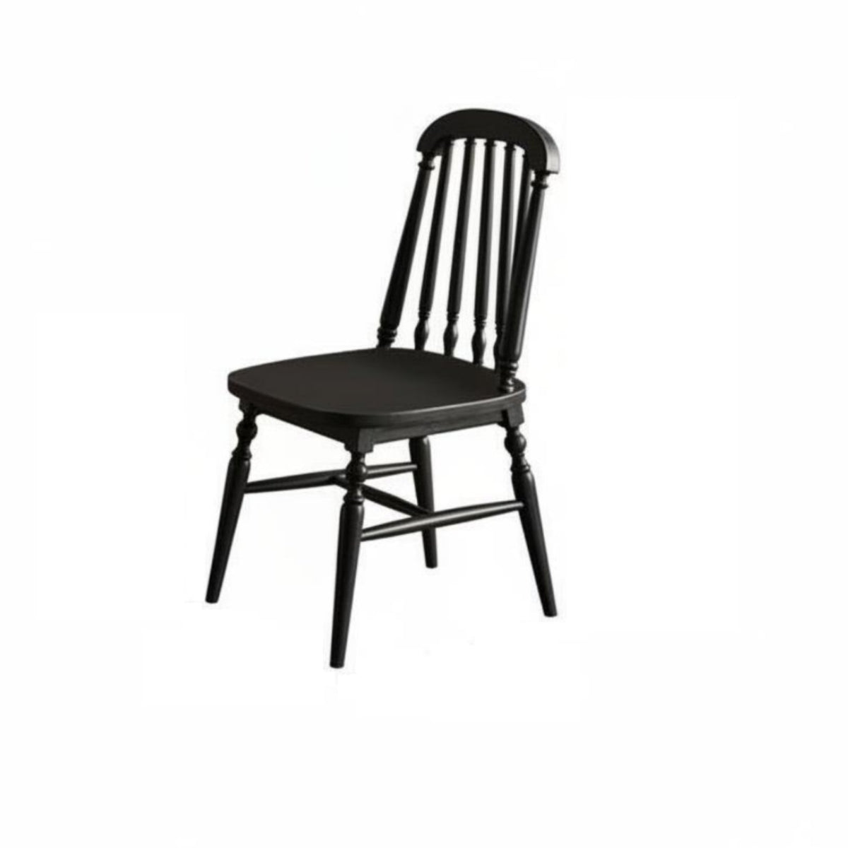 French Inspired Design Upholstered Spindle Back Chair Retro Design Indoor Furniture Thick Cushioning Household Furnishing Multi-Purpose Use for Interior Designers, Homeowners, Restaurant Owners, Dining Room, Kitchen, Reading Nook, Home Office