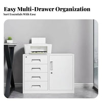 Lockable 3-Drawer Rolling document Cabinet Mobile Design 3-Drawer Rolling Cabinet UnderUnder-Desk Compatible Office Furniture effortless Gliding Drawers for Remote Workers, Students, Workspace, Study Room, Classroom