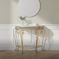 Iron Console Table Sturdy Structure for Corridor