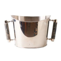 Beverage Bucket with Handles Double-Handled Champagne Bucket Decorative Tub with Handles for Dinner Parties