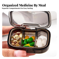 Pocket Box Portable Round trip Case Multi-Compartment for everyday Use
