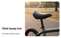 Soft and Comfortable Kids Bike Seat with Post Thick Padding Child Bike Seat Post Set Ergonomic Design