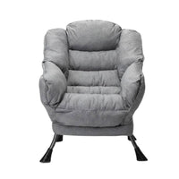 Comfortable Upholstered rotating Armchair Ergonomic Support Home Furniture Plush Padding Lounge Chair gentle-feel Fabric for University Students, gaming enthusiasts, Homeowners, Dorm Room, Bedroom, Office, perusing corner