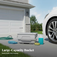 Rectangular Car Wash Container Multi-Functional Window Cleaning Container Sturdy Duty Cleaning Holder Long-Lasting Home Storage