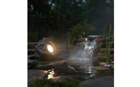 Beam Light with Faux-Rock Body Prewired Rock Light Stone Light Focused Garden Lights Bright for Landscapers, Yard, Lawn