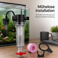 Aquarium Pre-Filter Fish Tank Feces Separator Pipe Sewage Filter Large Capacity for Fish Farming