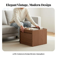 2 Pieces Modern Aesthetic Nesting Coffee Table Set Movable with Wheels Nesting Coffee Tables Modular Combination Indoor Furniture Space-Saving Design for Apartment Dwellers, Homeowners, Students, Living Room, Small Areas, Bedroom, Home Office
