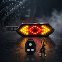 Rear Bike Light with Turn Signals LED for Cyclists