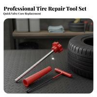 Multi-Functional Valve Core Remover Installer Kit Universal Fit Tire Valve Stem Tool Kit Long-Lasting for Car Owners, Garage