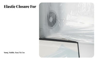Air Conditioner Cover Dustproof Transparent Film Cover Thickened & Sturdy Versatile Appliance Wrap for Movers, Moving, Bedroom