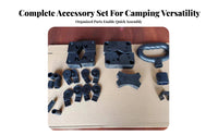 18 Pieces Long-Lasting Folding Wagon Plastic Parts Easy Installation Collapsible Cart Plastic Components Lightweight for Beach, Gardening