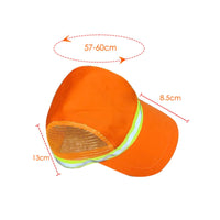Reflective Baseball Sun Hat Protection High Visibility Cap for Outdoor