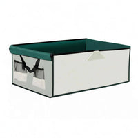 Folding Cart Cover Handhold Cutout Folding Wagon Mesh Covering Pockets Outdoor Storage