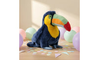 Toucan Stuffed Toy Super Soft Stuffed Toucan Fuzzy Cuddly for Children, Nursery, Shelf Display