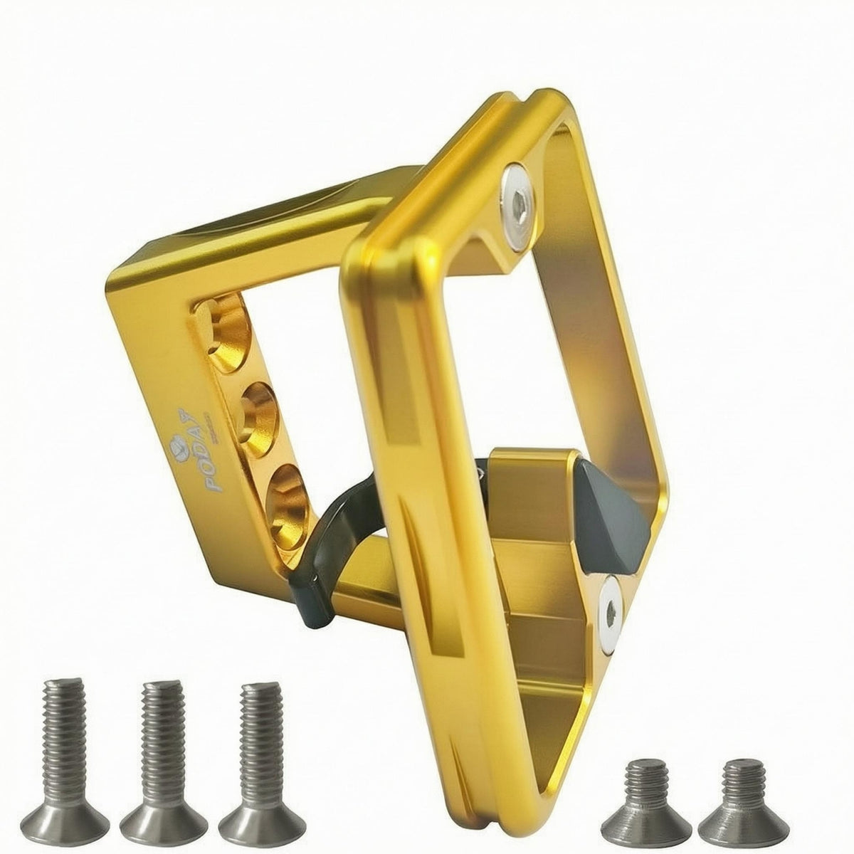 Aluminum Alloy Folding Bike Rack Mount Countersunk Screws Front Rack Mount Locking Clamp Bike Luggage Carrier Machined Metal