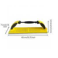 Sanding Block with Handle Ergonomic Hand Sanding Block Hand Sander with Handle Flat-Face Tool Rectangular for Drywallers