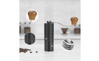 Textured Manual Coffee Grinder Sturdy Hand-Crank Coffee Grinder Ergonomic Kitchen Appliance Adjustable for Travelers